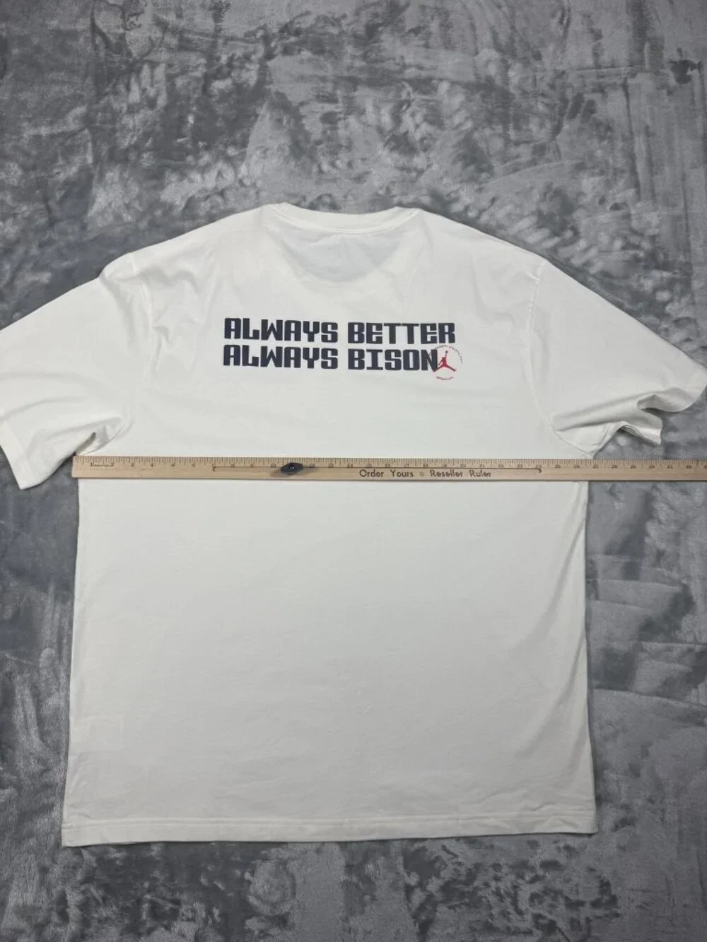 New Jordan Howard University Big Bison Energy Shirt Mens 2XL White IH0533 133